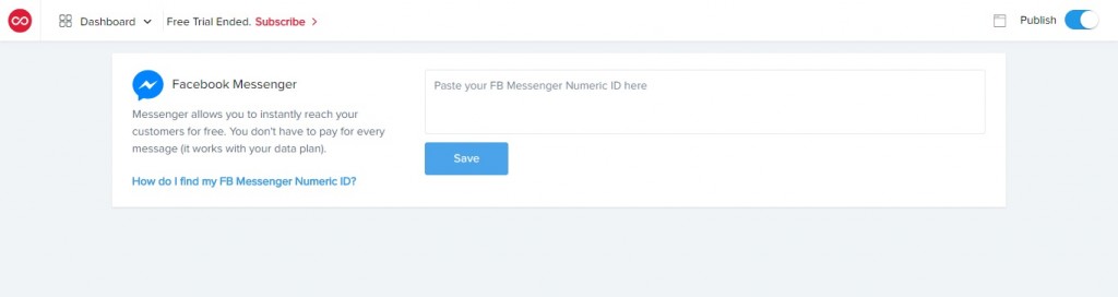 How can i find my facebook messenger id